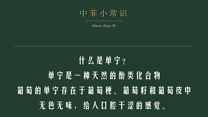 中菲酒庄,什么是单宁,葡萄酒